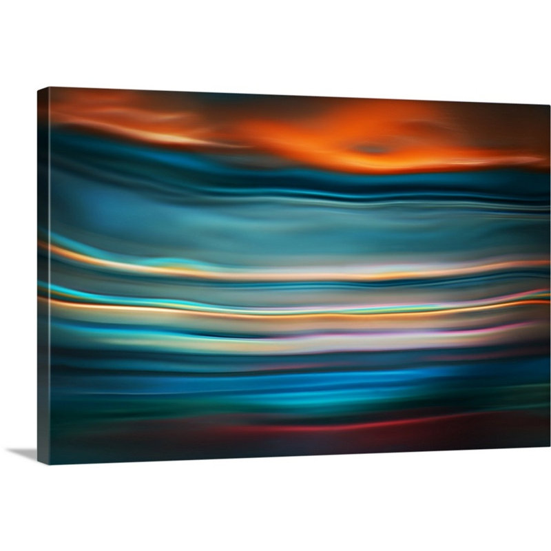 «Evensong» par Ursula Abresch, reproduction d'art graphique sur toile, H 12 po x l 18 po x P 1,5 po