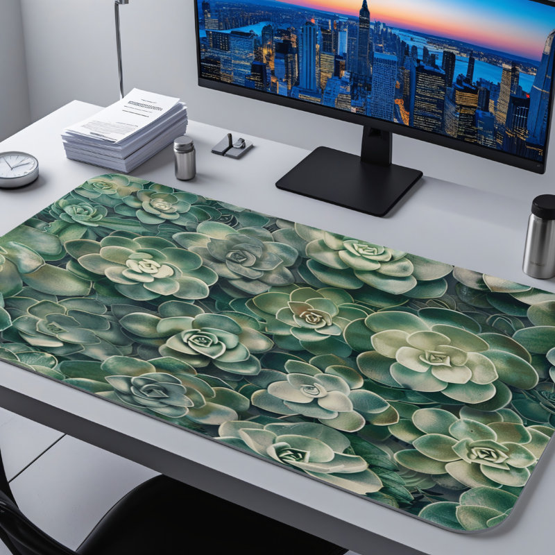 Polyester Desk Pad, 31.5x15.5