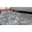 Tapis écossais en polyester touffeté à la main Camarato - Rectangle, gris blanc, conception unie, tapis antidérapants faits à la main épais pour salon, chambre à coucher-1141972003