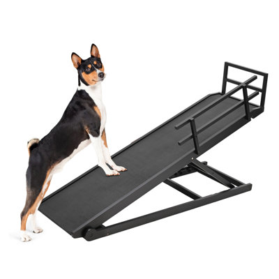 Folding Dog Ramp, Adjustable Pet Ramp, Portable Anti Slip Ramp, Great for Cat & Dog