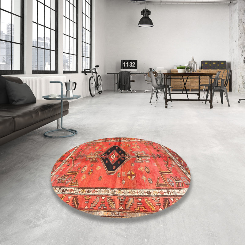 Bintou Oriental Indoor Rug, Round 3'