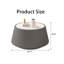 Table basse moderne en cuir fritté clair-1924843814