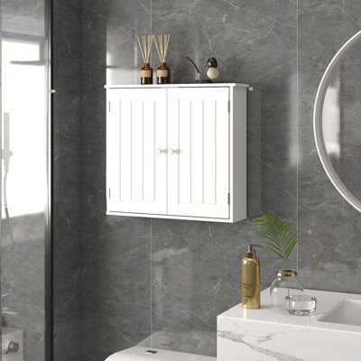 Armoire de rangement compacte avec 2 portes réglables
