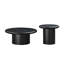 Ensemble de tables basses rondes modernes avec assemblage facile et conception peu encombrante-278504056