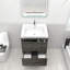 Ensemble de meuble-lavabo mural simple 24 po Naylene-760985913