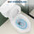 White Elongated Two-Piece Toilet, Comfort ADA Height 17", Powerful 1.28 GPF Flush-126815978-126815979