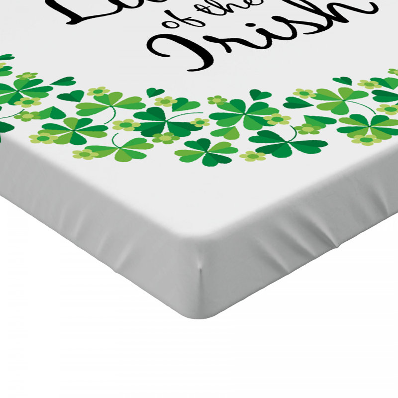 Microfiber Floral Fitted Sheet, Twin XL Fitted Sheet