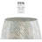 Stylish Capiz Shell Mosaic Accent Table With Drum Design, Fully Assembled, Supports 77Lbs, Ideal For Coffee Or Decorative Use