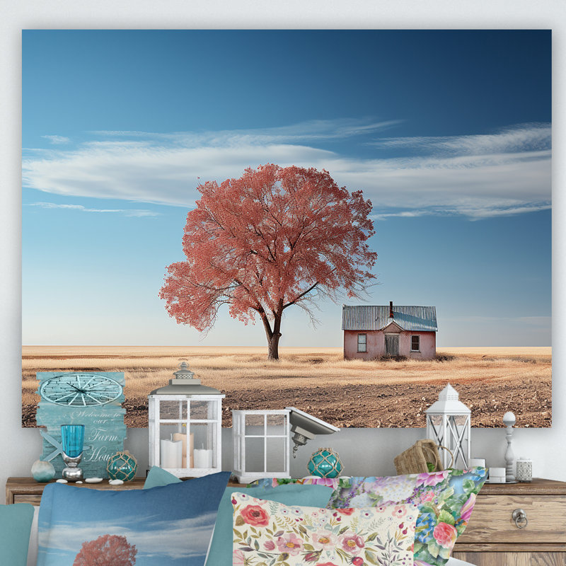 Prairie Panorama, impression sur toile, H 12 po x l 20 po x P 1 po, Toile tendue
