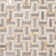 Silver Brick 1" x 1.2" Slate Grid Mosaic Wall Tile