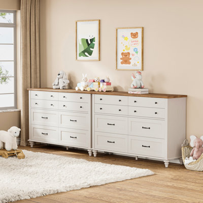 Commode Mid-Century avec 16 tiroirs pour la chambre à coucher
