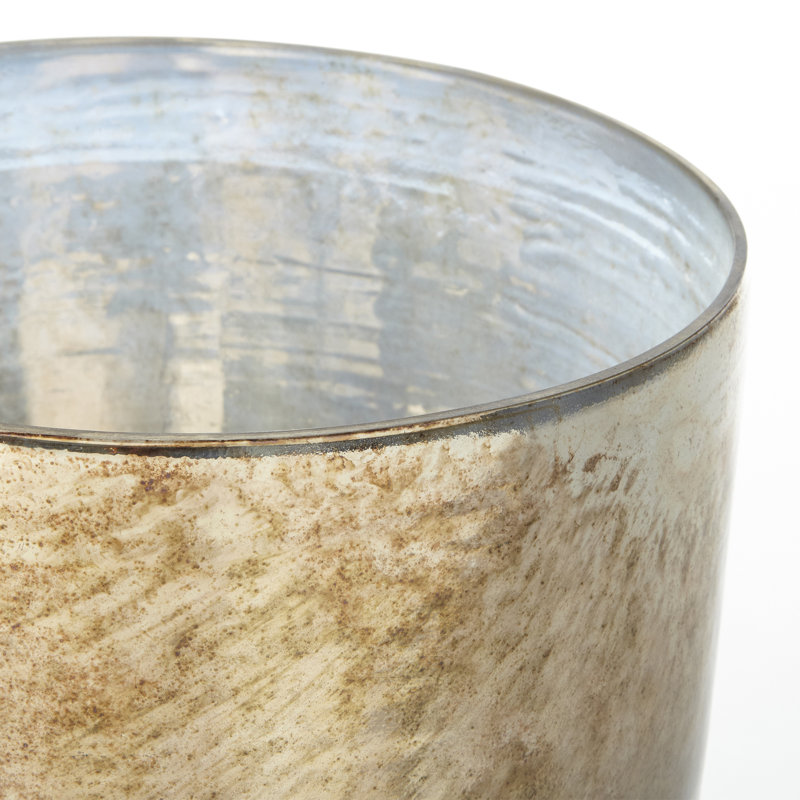 Tassilo Metal Table Vase, 14.5" H x 9" W x 9" D