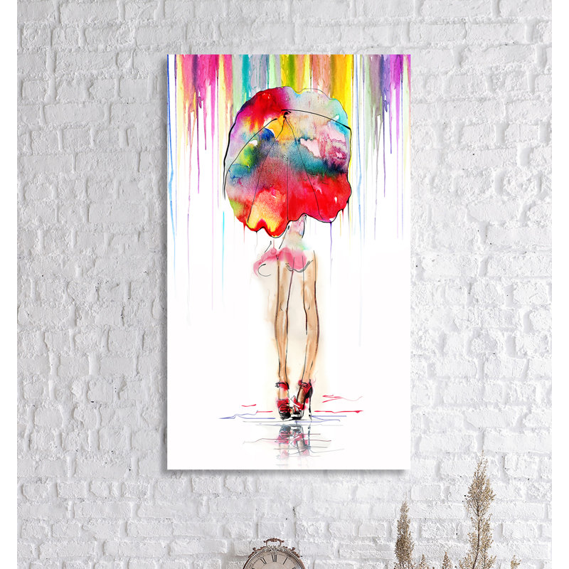 " Rainy Days ", 30" H x 18" W x 1" D