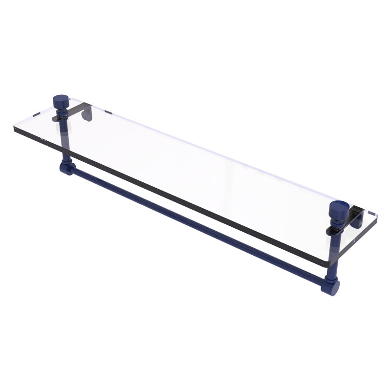 Tablette de meuble-lavabo Foxtrot, H 5 po x l 22 po x P 5 po, Bleu méditerranéen
