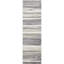 Tapis rayé beige et gris Roseman-1491408919