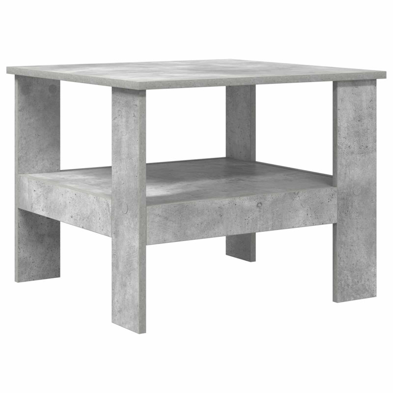 Coffee Table with Storage, Concrete Grey