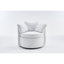 Chaise moderne en tissu avec fonction pivotante et rangement supplémentaire pour le style du salon-82180802-82180805