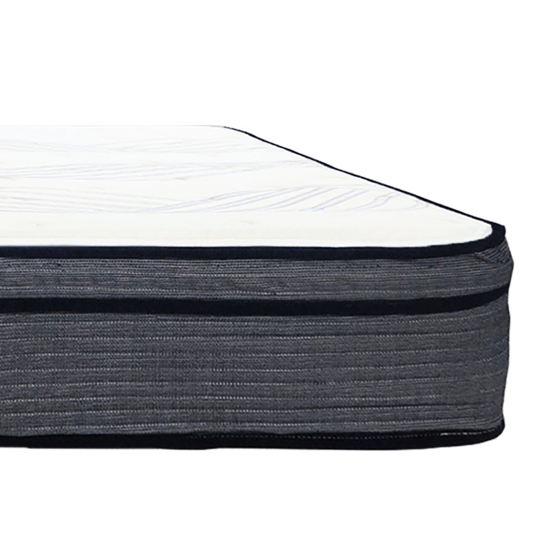 14 po Très grand matelas en mousse avec tricot doux, plusieurs couches pour plus de confort, système de ressorts ensachés, débit d'air amélioré, livraison compacte, matelas, couches, relief, conception respirante, boîte roulée