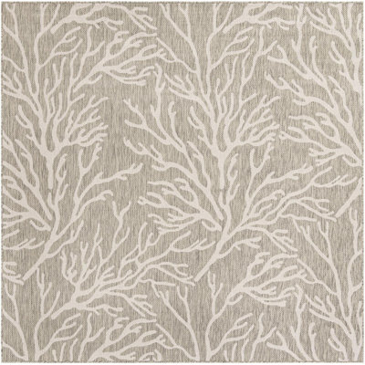 Tapis contemporain gris Azilynn