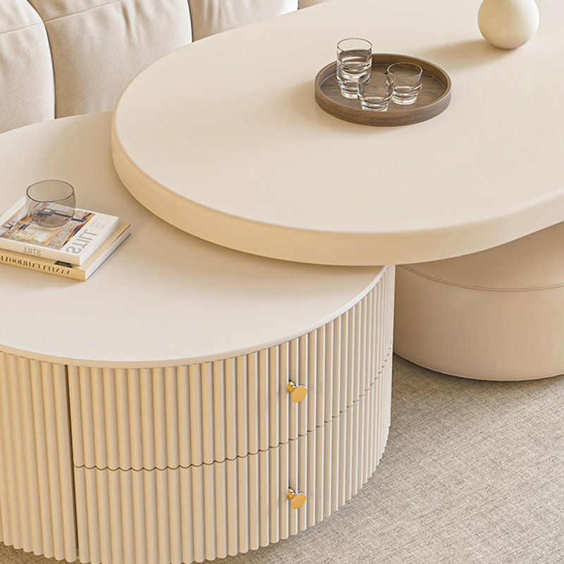 Butter style solid wood retractable, 14.37" H x 47.24" L x 23.62" W