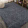 Felicdad Shag Plush Denim Blue Rug