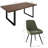 Audna 6 - Person Four Leg Dining Set-985445573-985445574