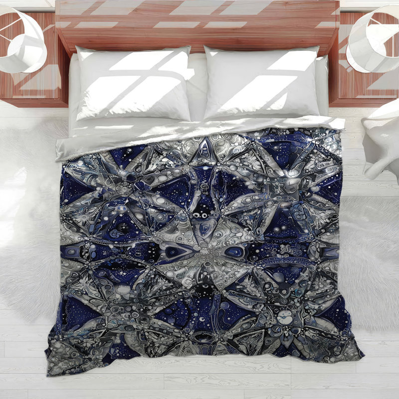 Édredon étoiles avec literie astrale gothique, Édredon simple