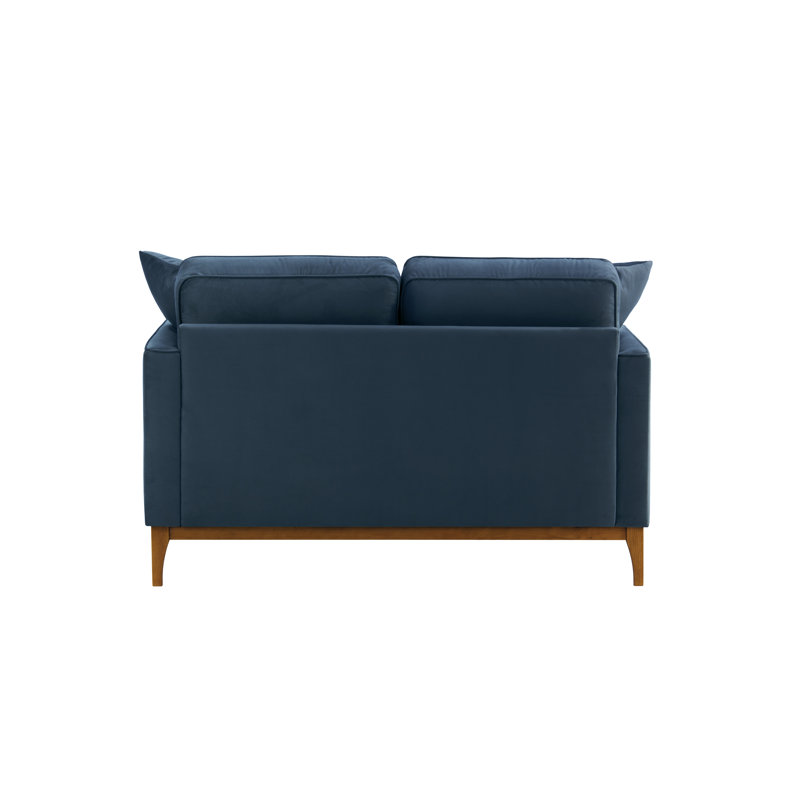 Jaap 2 Seater Sofa, Walnut, Blue