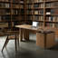 Italian Minimalist Light Wood Tone Multi-layer Solid Wood Desk-2052845157