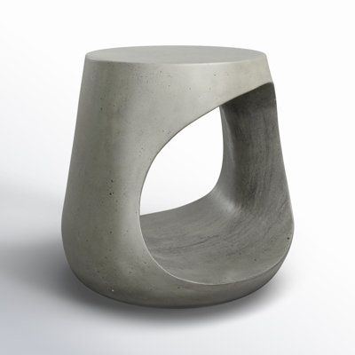 Belvidere Concrete Top End Table
