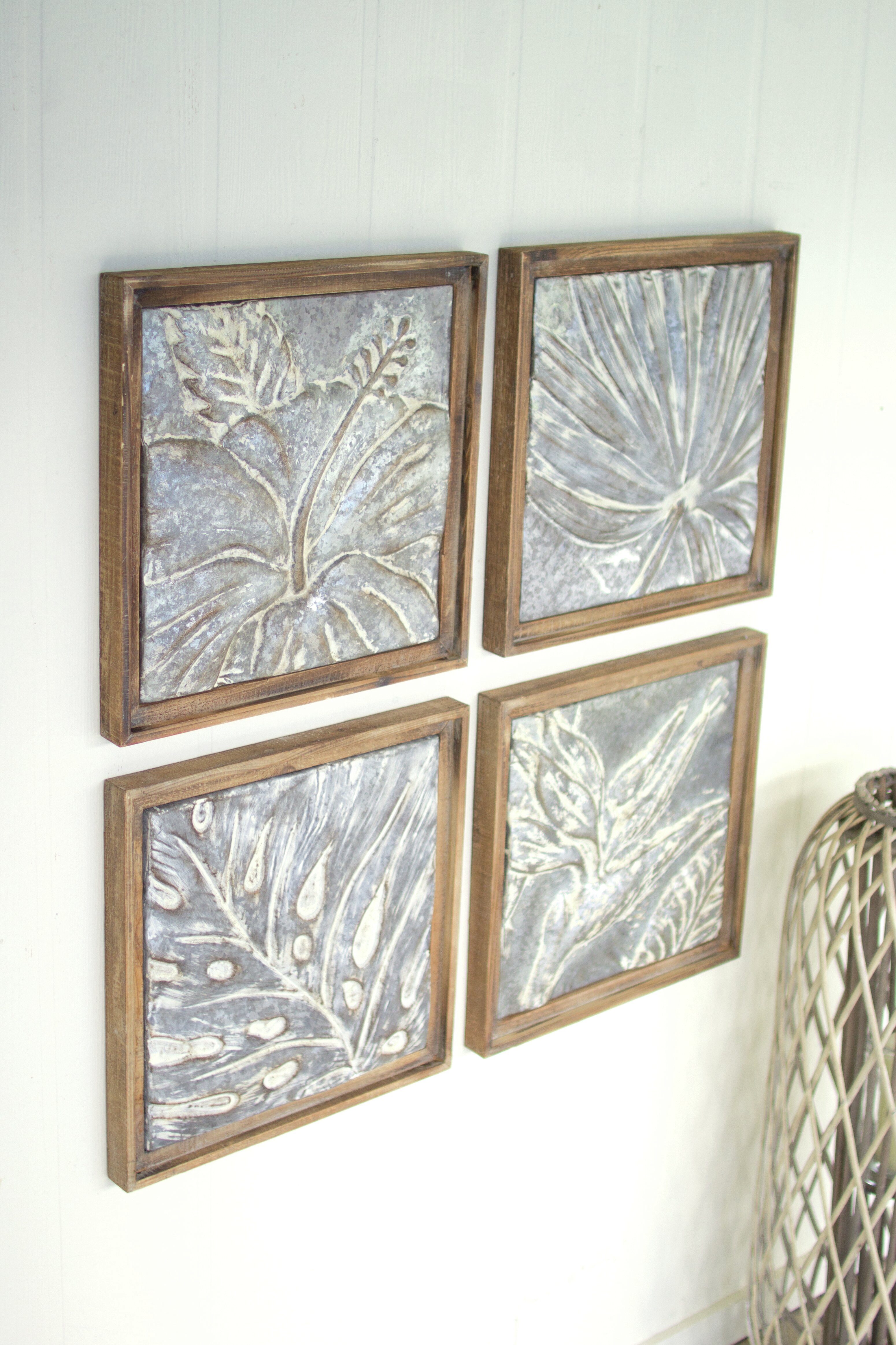 framed tile wall decor