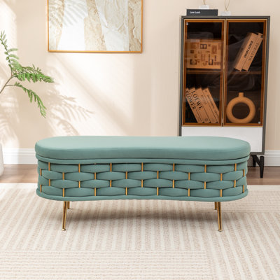 Cristen Upholstered Flip Top Storage Bench
