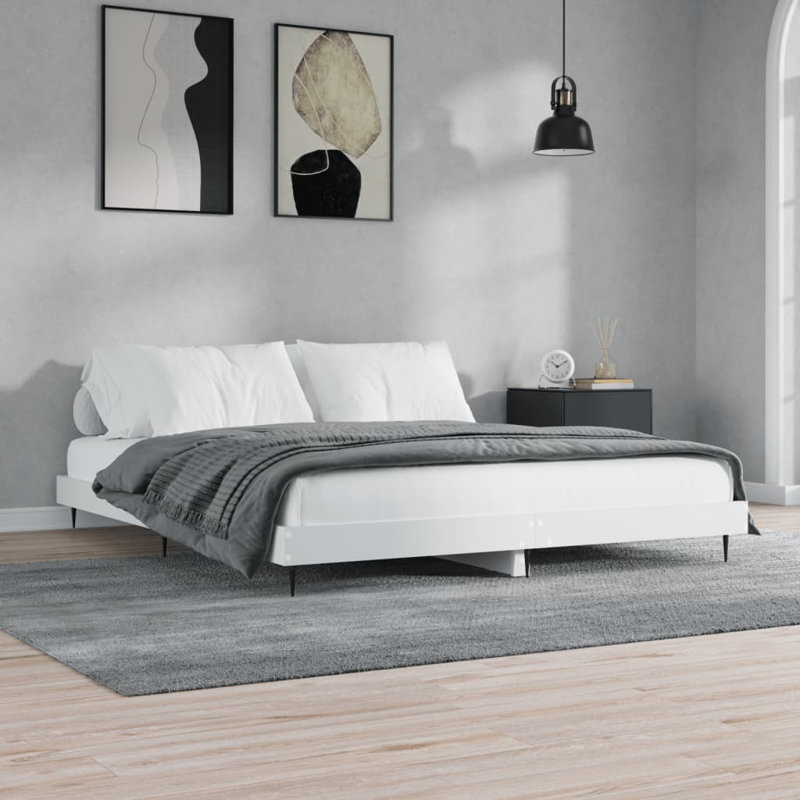 Ashayla Bed, 120 x 200 cm, White