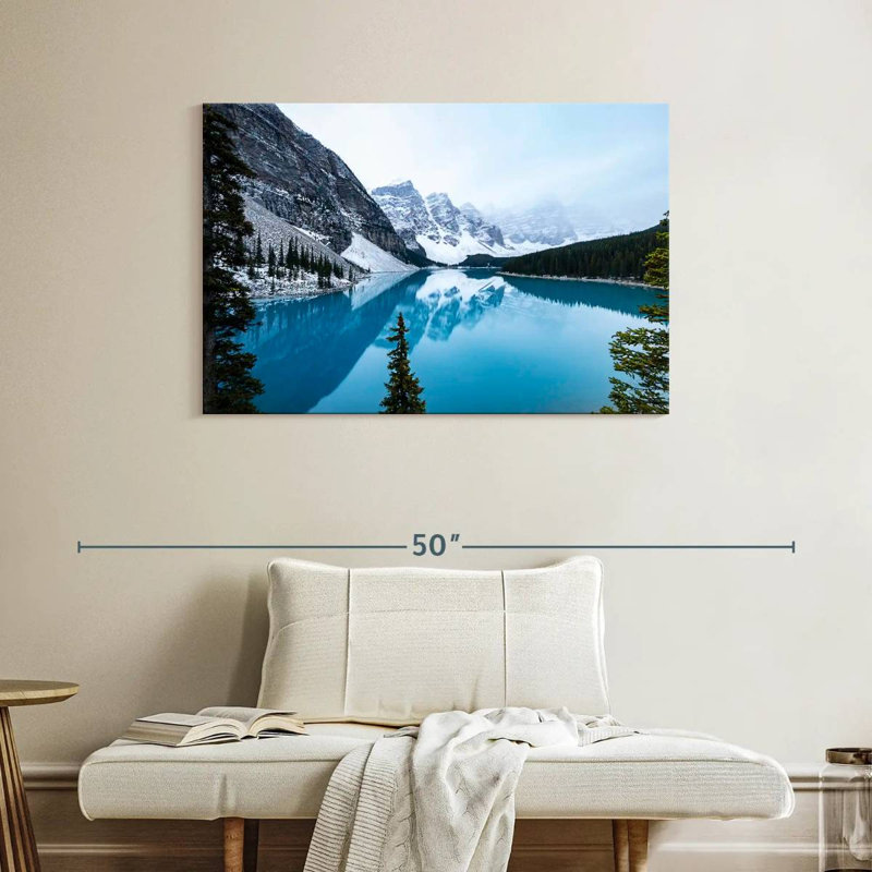 Alvord Moraine blanc hiver, H 26 po x l 39 po