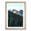 Montana Mountain Behind the Forest - Picture Frame Painting Print-55610361-55610363