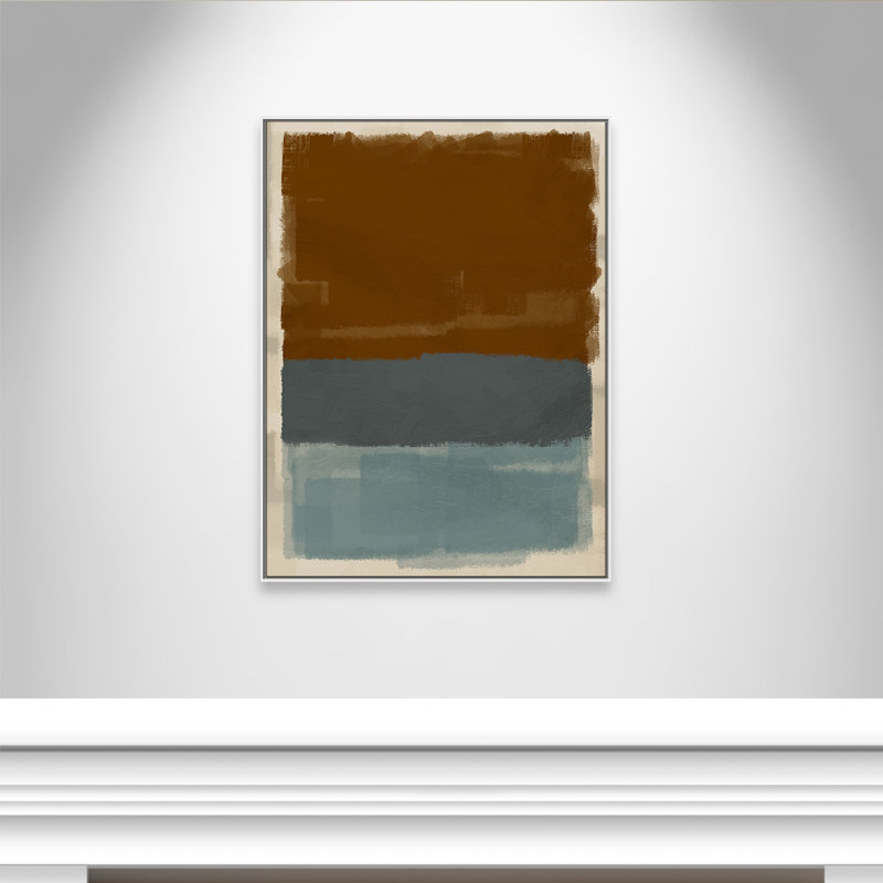 «Turbulent Honesty Print» par Marcus Prime, Flotteur blanc, 37.5' W x 49.5' H