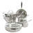 Devon 10 - Piece Non-Stick Stainless Steel Cookware Set