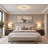 1-Light Chrome LED Flush Mount With Clear Crystal Accents