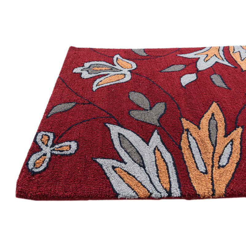 Tapis bordeaux Noell