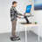 Mount-It! Active Essentials Ergonomic Office Bundle, Standing Desk Converter & Soft Anti-Fatigue Mat