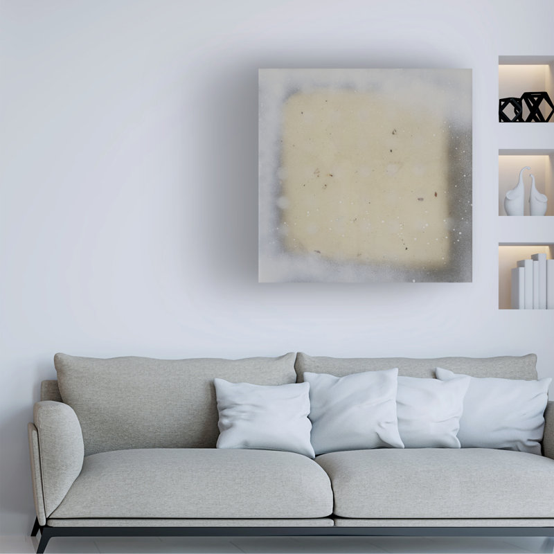 «Polka Squares V» sur toile, H 18 po x l 18 po