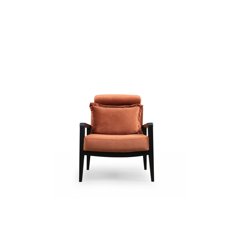 Brower Upholstered Armchair, Cinnamon