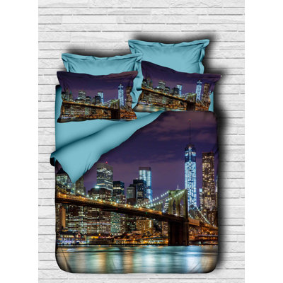 Frenzel No Pattern Duvet Cover Set with Pillowcases Included