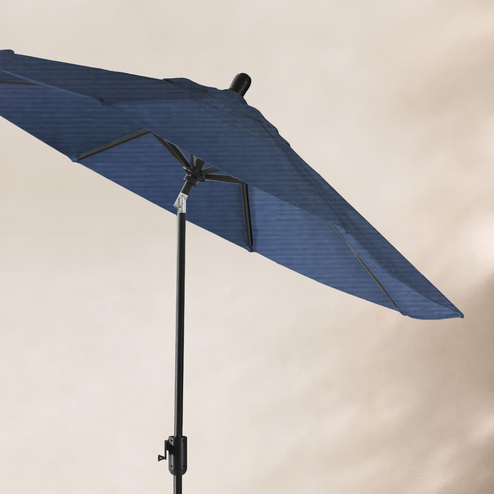 Natalie 8.7' Market Umbrella, Starring Gray, Natural