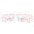 2-Piece Crystal Diamond Inlay Chesterfield Sofa Set, Black-115991187
