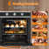 24" Built-in Electric Wall Oven, 2.3 Cu. Ft. Single Convection Oven with 6 Cooking Functions, Stainless Steel, Easy Installation, Compact Design for Small Spaces – Mocifi