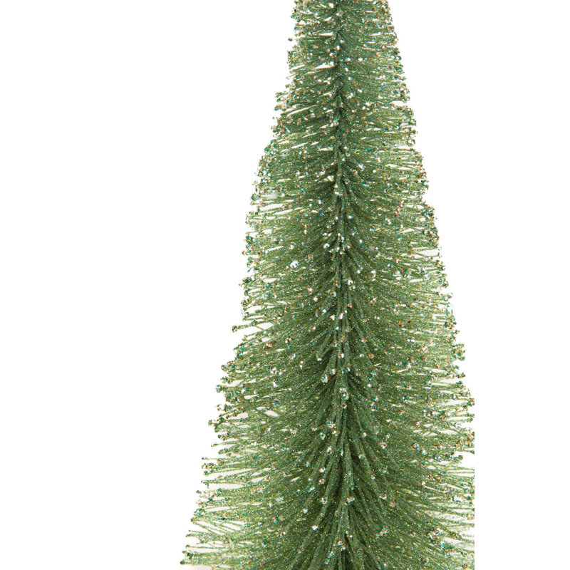 Green Wooden Base Decorative Tree