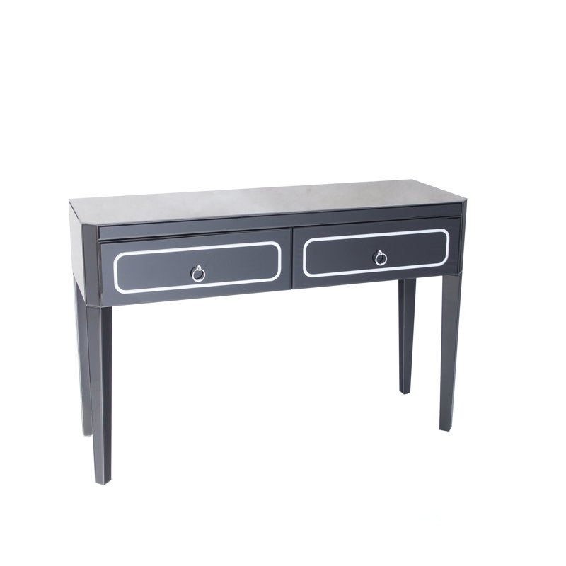Barber 118cm Glass Top Console Table