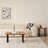 Walnut MDF Night Stand, Small Sofa Side Accent Table with Metal Legs