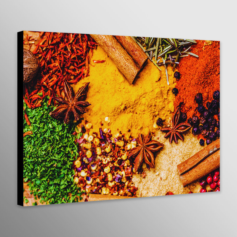 Spices - Wrapped Canvas Art Prints, 21cm H x 31cm W